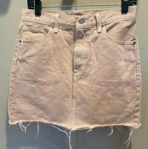 Lucky Brand Light Pink Denim Skirt